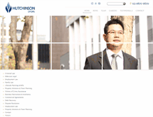 Tablet Screenshot of hutchinsonlegal.com.au